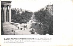 Paris CPA the boulevard of the madeleine