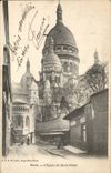 Paris CPA Eglise du Sacre Coeur Montmartre
