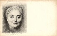 CPA Pastels de la Tour Mme masse Musee de la Tour a Saint Quentin