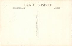 Historical CPA Vezelay the counter of the terrace in 1754