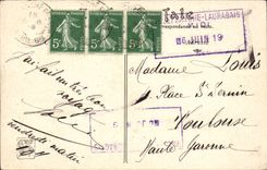 CPA Living room of 1905 between two fires (1792) per M orange Militaria