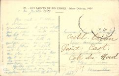 CPA saints of Solesmes MATER Dolorosa 1496