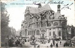 Paris CPA Eglise Saint Eustache