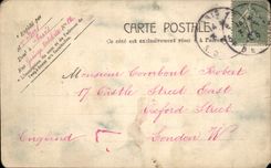 Paris CPA Park Heap the colonnade