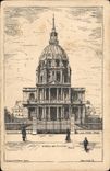 Paris CPA Dome of Invalides