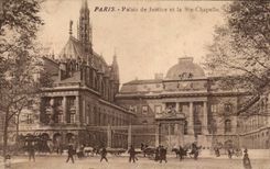 Paris CPA palais de Justice et la Ste Chapelle