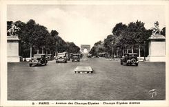 Paris CPA Which occurred of the Champs Elysees