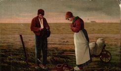 CPA Fantaisie Paysans