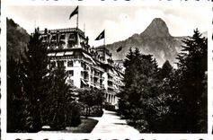 MODERN CARD the fronts Chatelard School and Dt de Jaman