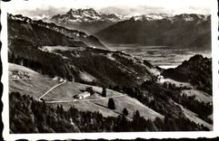 MODERN CARD Sonloup and the road the orgevaux one