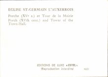 Paris CPA Eglise st Germain de l'auxerrois 