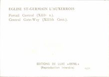 Paris CPA Eglise st Germain de l'auxerrois 