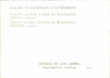 Paris CPA Eglise st Germain de l'auxerrois Crucifix