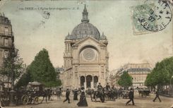 Paris CPA Church Saint Augustin