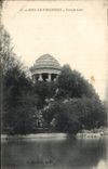CPA Wood of Vincennes Greek Temple
