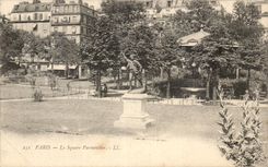 CPA Paris the Parmentier public garden