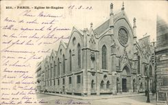 CPA Paris Eglise St Eugene