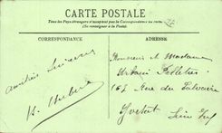 CPA Paris Eiffel Tower Barge