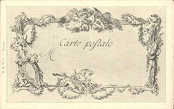 CPA Les chefs d'oeuvre de l'art au 18eme La taille d'une femme Mode Fashion Cochin