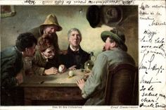 CPA Fantaisie Das Ei des Colombus Ernst Zimmermann