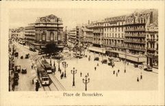 CPA Brussels Places of Brouckere