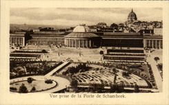 CPA Brussels Seen from of the door of Schaerbeek