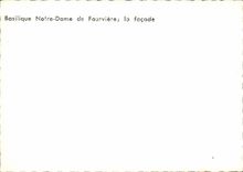 CPA Lyon Basilica Notre Dame de Fourviere the frontage