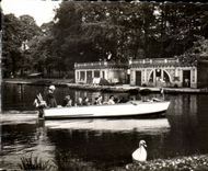 CPA Lyon the park of the gold head the landing stage