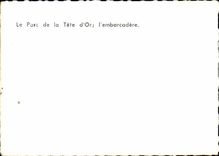 CPA Lyon the park of the gold head the landing stage