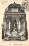 Paris CPA Fountain Saint Michem