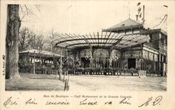 Paris CPA Bois de Boulogne Cafe Restaurant de la grande cascade