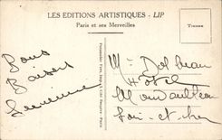 CPA Paris Arc de Triomphe and places it star