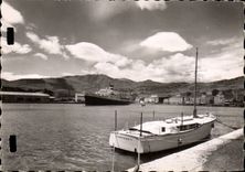 Port Vendres cPA the port and the city