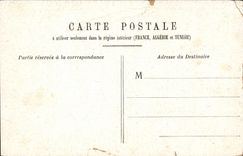 CPA Paris Denkmal des Jugendlichen Bogen (von Fremiet) der Strasse von den Pyramiden