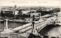 CPA Paris bridge Alexandre III