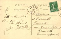 CPA Paris bridge Alexandre III View