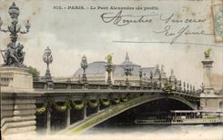 CPA Paris bridge Alexandre III