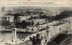 CPA Paris bridge Alexandre III