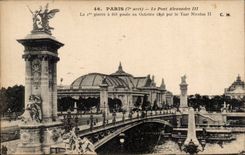 CPA Paris bridge Alexandre III