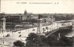 CPA Paris bridge Alexandre III