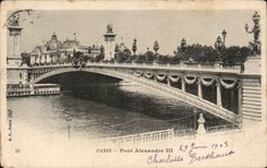 CPA Paris bridge Alexandre III