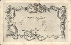 CPA Les chefs d'oeuvre de l'art au 18eme Scene de Cythere assiegee