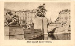 Belgie Belgien Antwerpen CPA Lambermont Denkmal