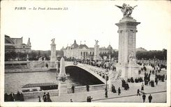 Paris CPA the bridge Alexandre III