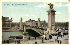 Paris CPA the bridge Alexandre III