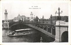 Paris CPA the bridge Alexandre III