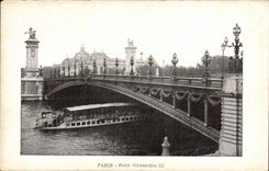 Paris CPA the bridge Alexandre III