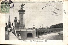 Paris CPA the bridge Alexandre III