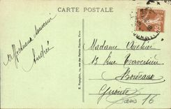 Paris CPA Trocadero and the bridge of iena