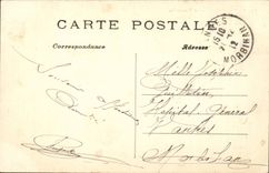 Paris CPA Trocadero and the bridge of iena